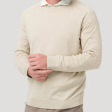 Sweater Algodón Orgánico Hombre Angri Beige Rockford