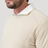 Sweater Algodón Orgánico Hombre Angri Beige Rockford
