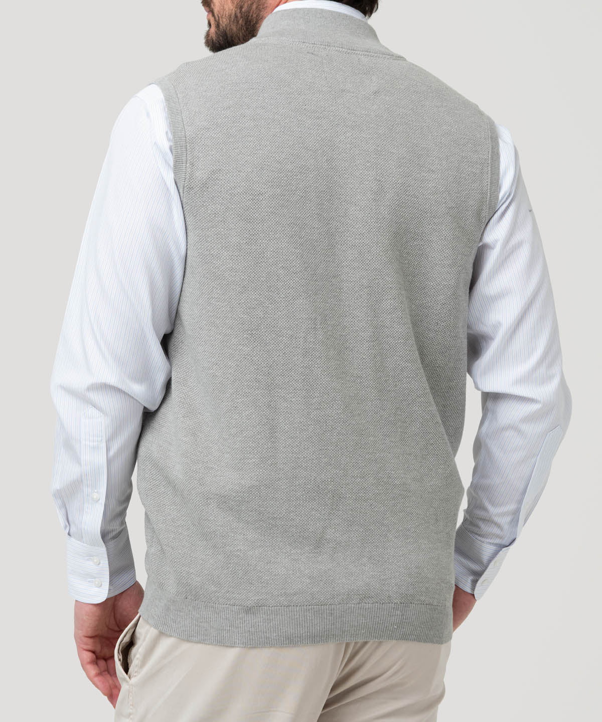 Sweater Algodón Orgánico Hombre Vera Gris Rockford