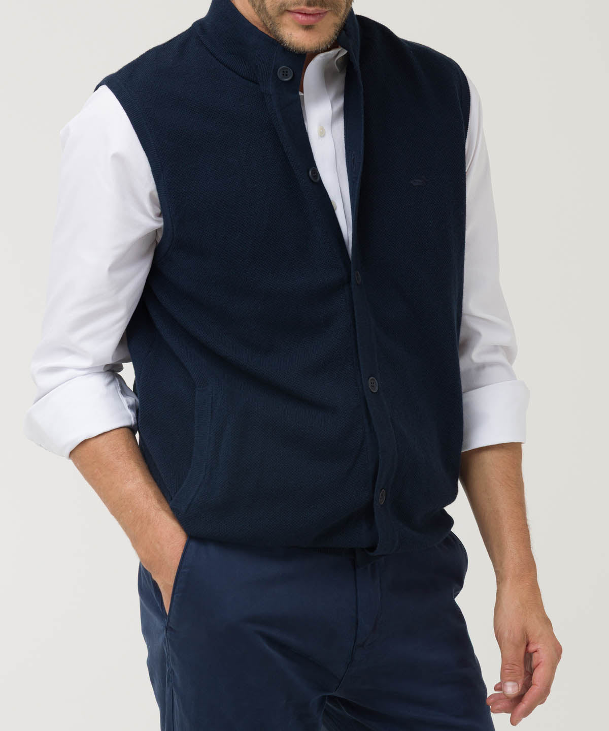 Sweater Algodón Orgánico Hombre Vera Azul Rockford