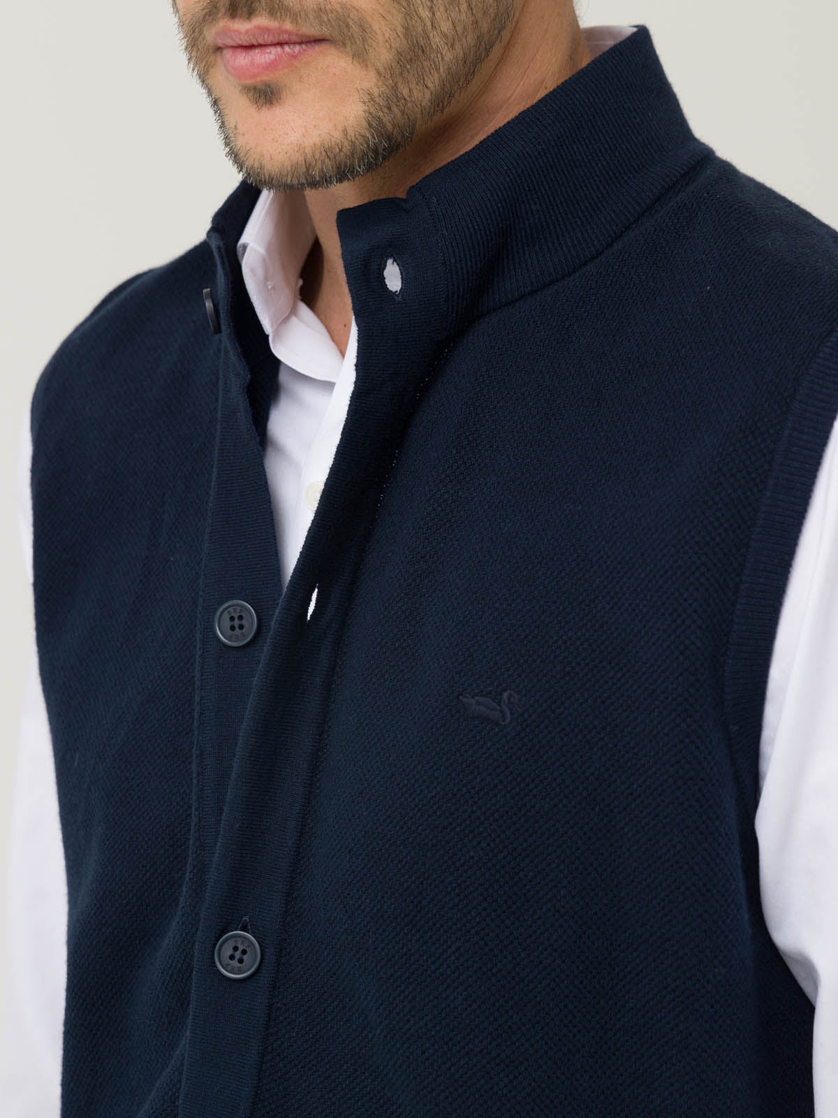 Sweater Algodón Orgánico Hombre Vera Azul Rockford