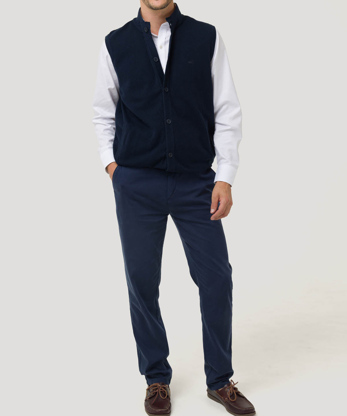 Sweater Algodón Orgánico Hombre Vera Azul Rockford