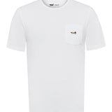Polera Algodón Orgánico Hombre Drake Blanco Rockford