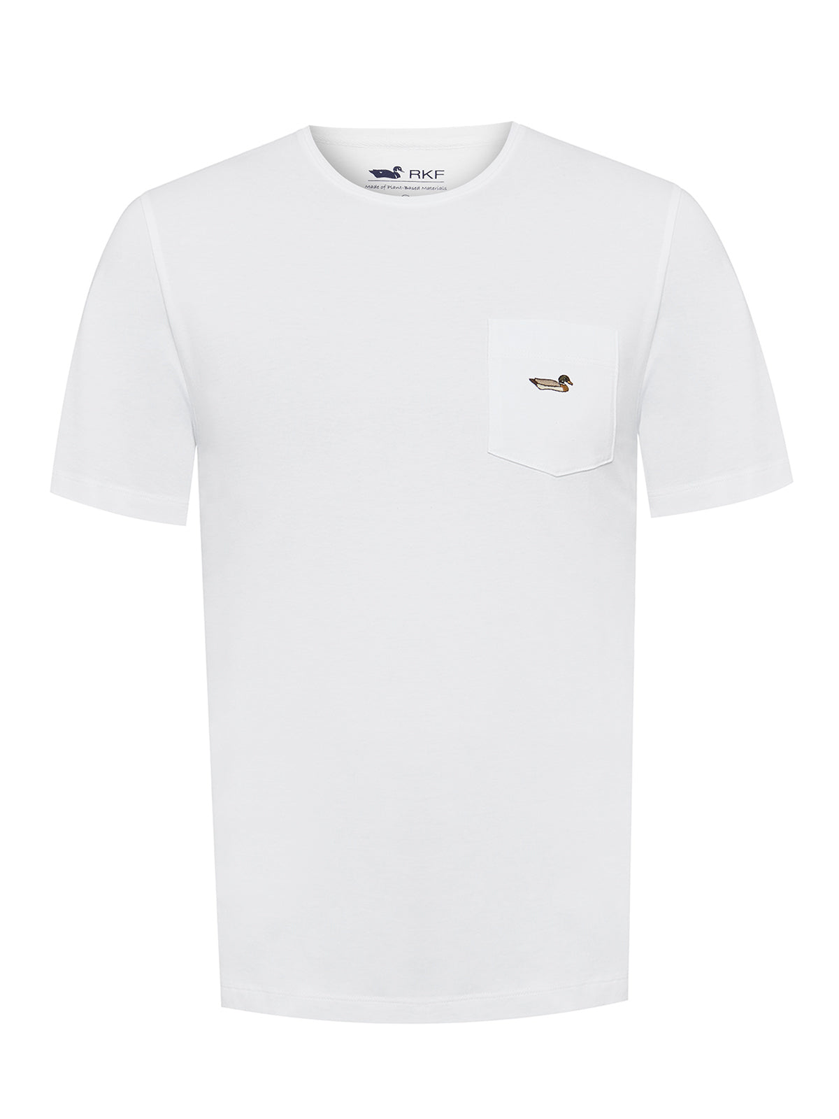 Polera Algodón Orgánico Hombre Drake Blanco Rockford