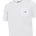 Polera Algodón Orgánico Hombre Drake Blanco Rockford