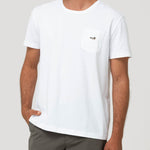 Polera Algodón Orgánico Hombre Drake Blanco Rockford