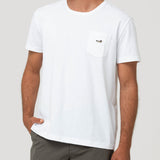 Polera Algodón Orgánico Hombre Drake Blanco Rockford