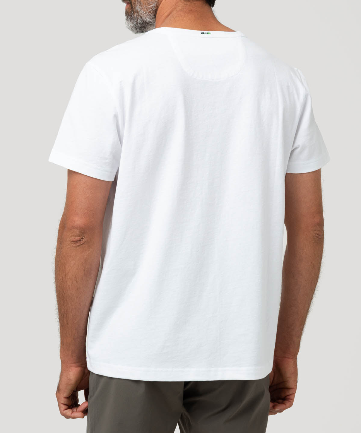 Polera Algodón Orgánico Hombre Drake Blanco Rockford