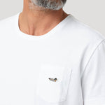 Polera Algodón Orgánico Hombre Drake Blanco Rockford