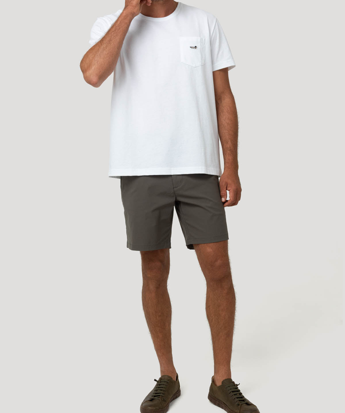 Polera Algodón Orgánico Hombre Drake Blanco Rockford