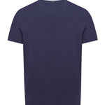 Polera Algodón Orgánico Hombre Drake Azul Rockford