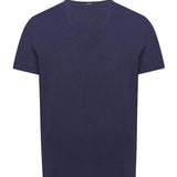 Polera Algodón Orgánico Hombre Drake Azul Rockford