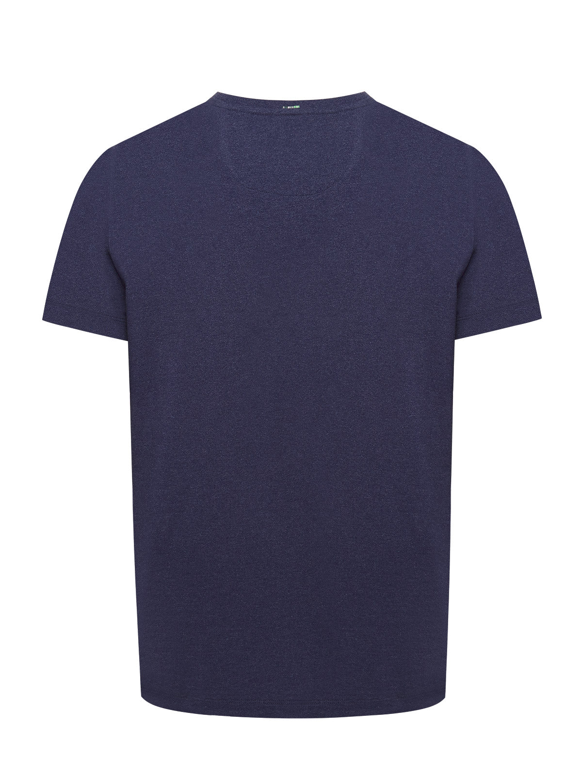 Polera Algodón Orgánico Hombre Drake Azul Rockford