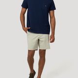 Polera Algodón Orgánico Hombre Drake Azul Rockford