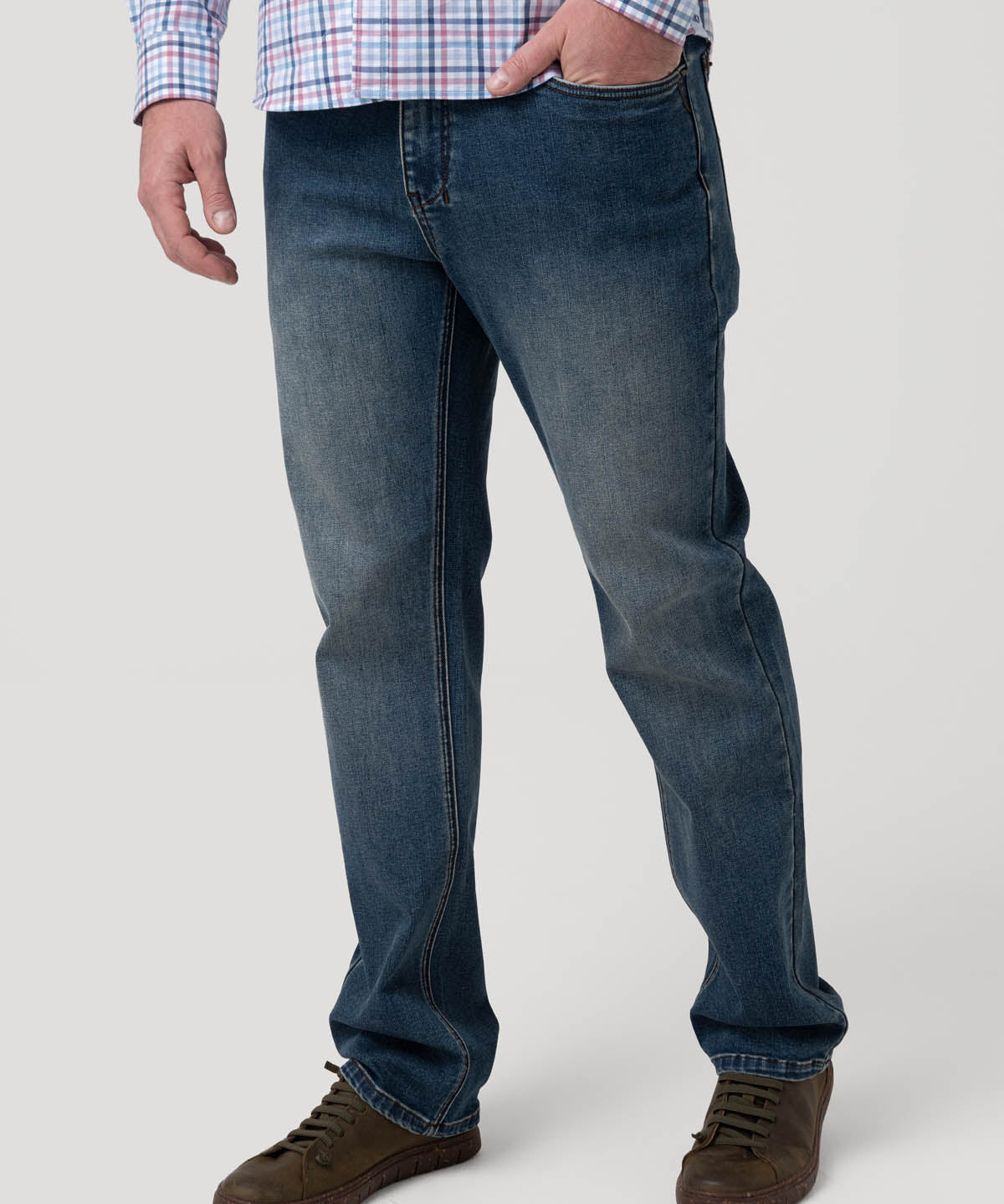Jeans Algodón Reciclado Hombre Five Azul Rockford