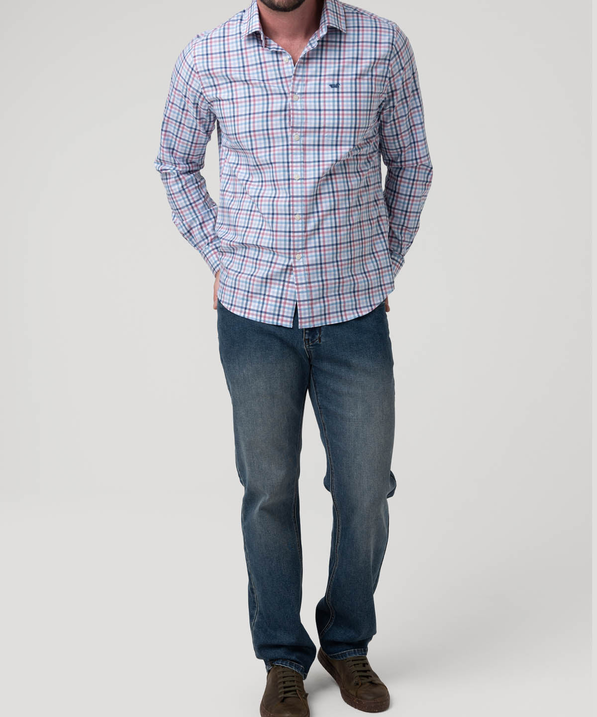 Jeans Algodón Reciclado Hombre Five Azul Rockford