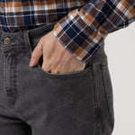 Jeans Algodón Reciclado Hombre Baycolor Gris Rockford