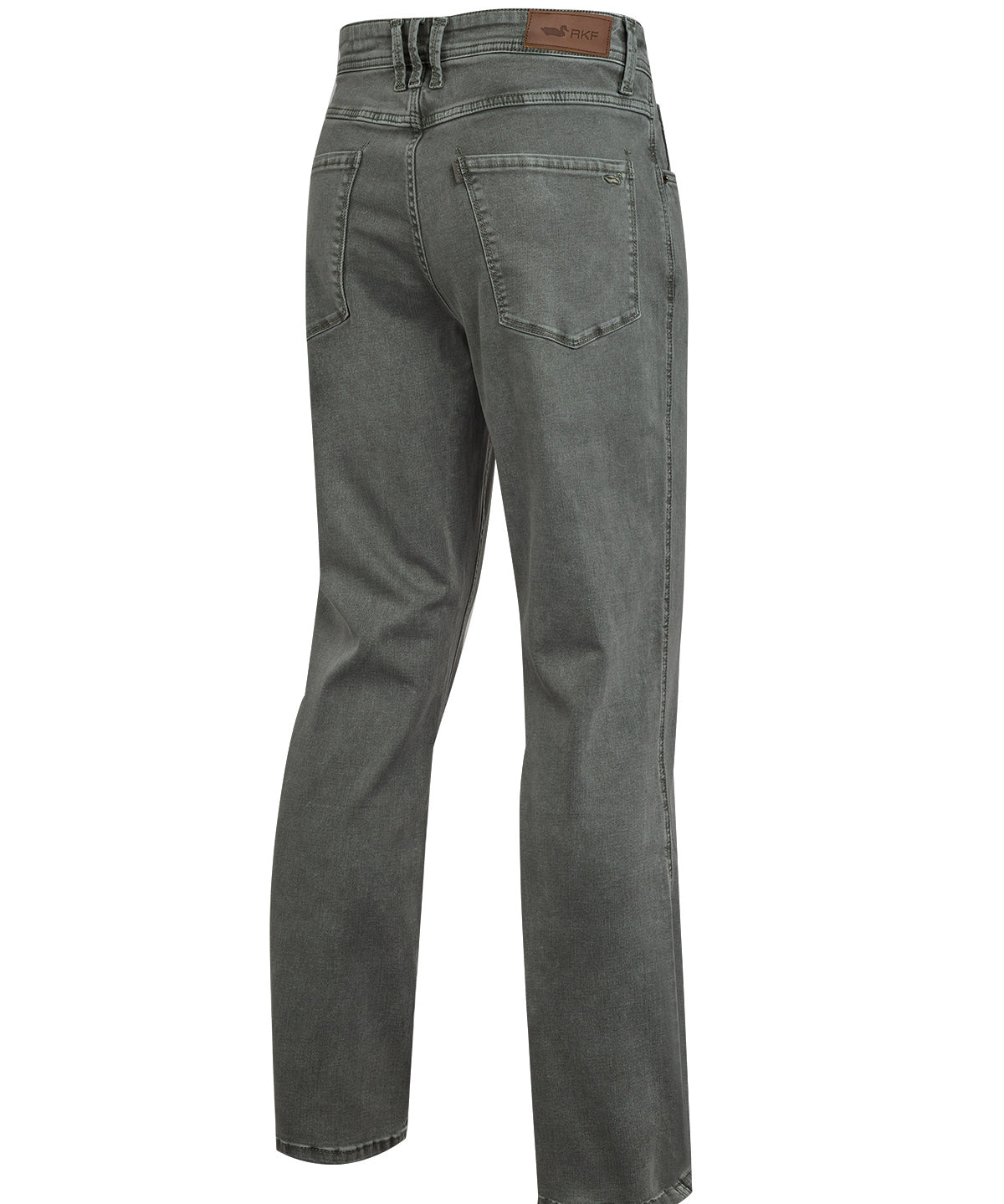 Jeans Algodón Reciclado Hombre Baycolor Verde Grisáceo Rockford