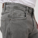 Jeans Algodón Reciclado Hombre Baycolor Verde Grisáceo Rockford