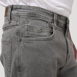 Jeans Algodón Reciclado Hombre Baycolor Verde Grisáceo Rockford