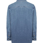 Camisa Algodón Reciclado Hombre Denim Azul Rockford