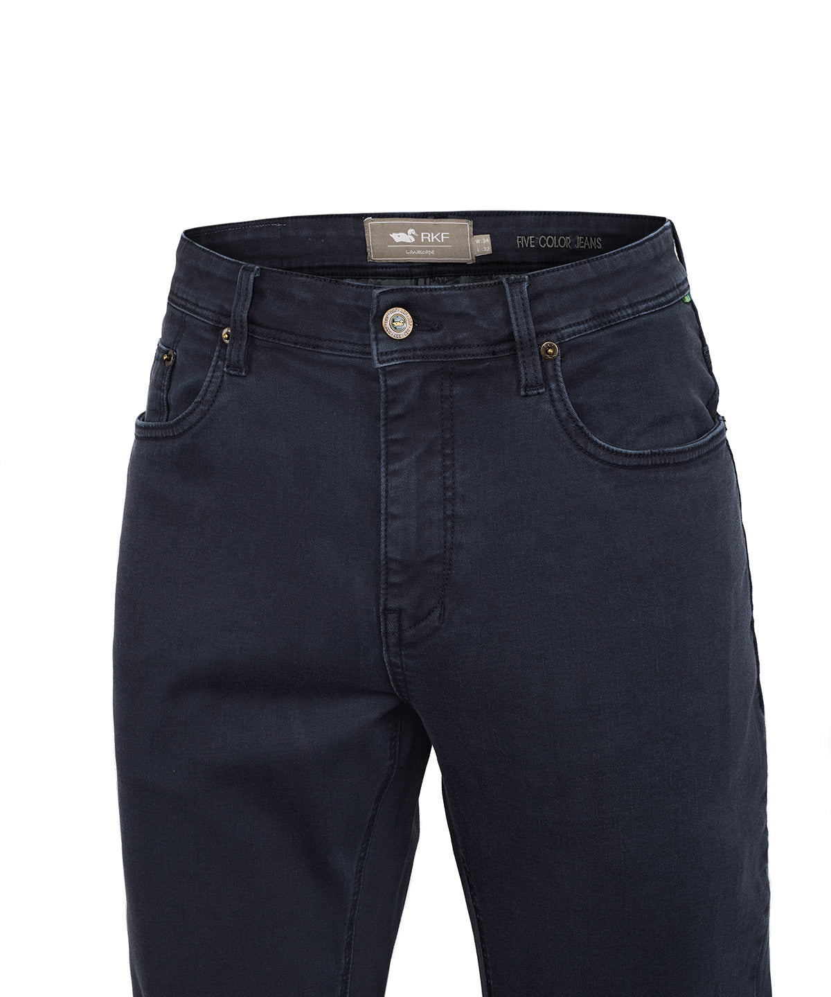 Jeans Algodón Reciclado Hombre Fivecolor Azul Rockford