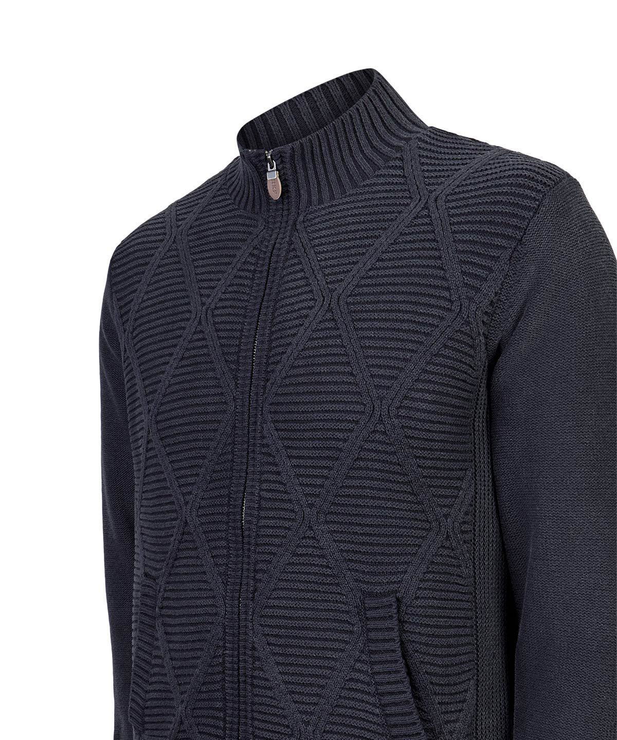 Sweater Algodón Orgánico Hombre Parker Azul Rockford