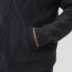 Sweater Algodón Orgánico Hombre Parker Azul Rockford