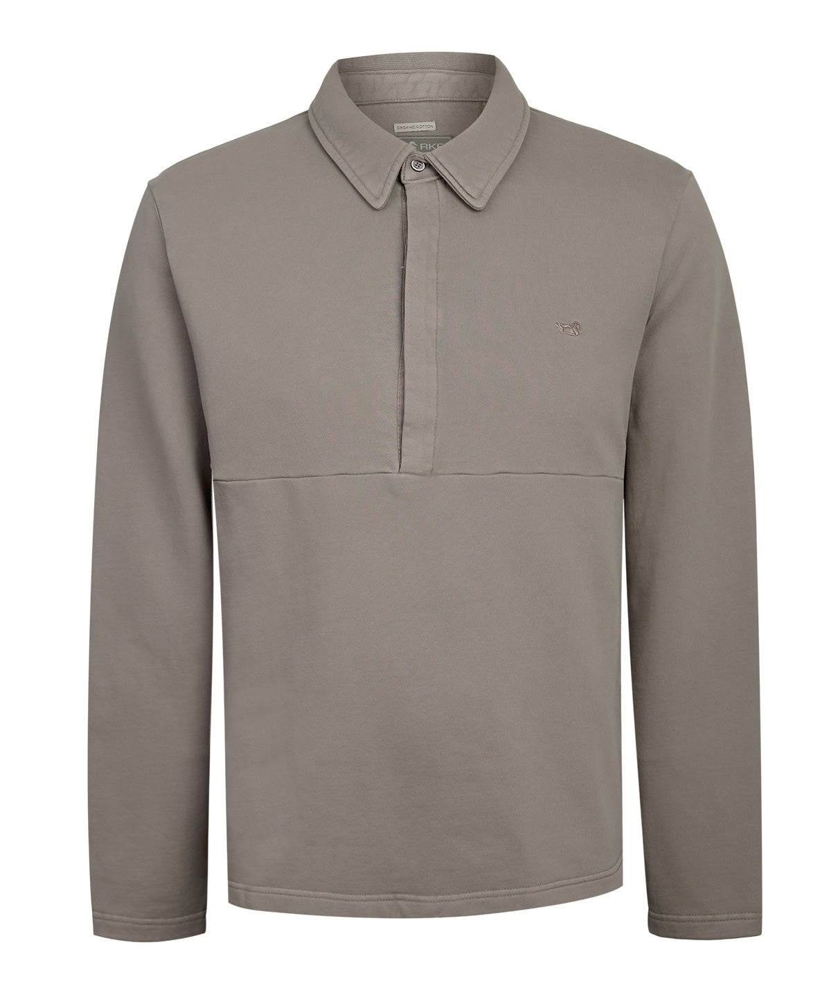 Polerón Algodón Orgánico Hombre Ceuta Gris Rockford