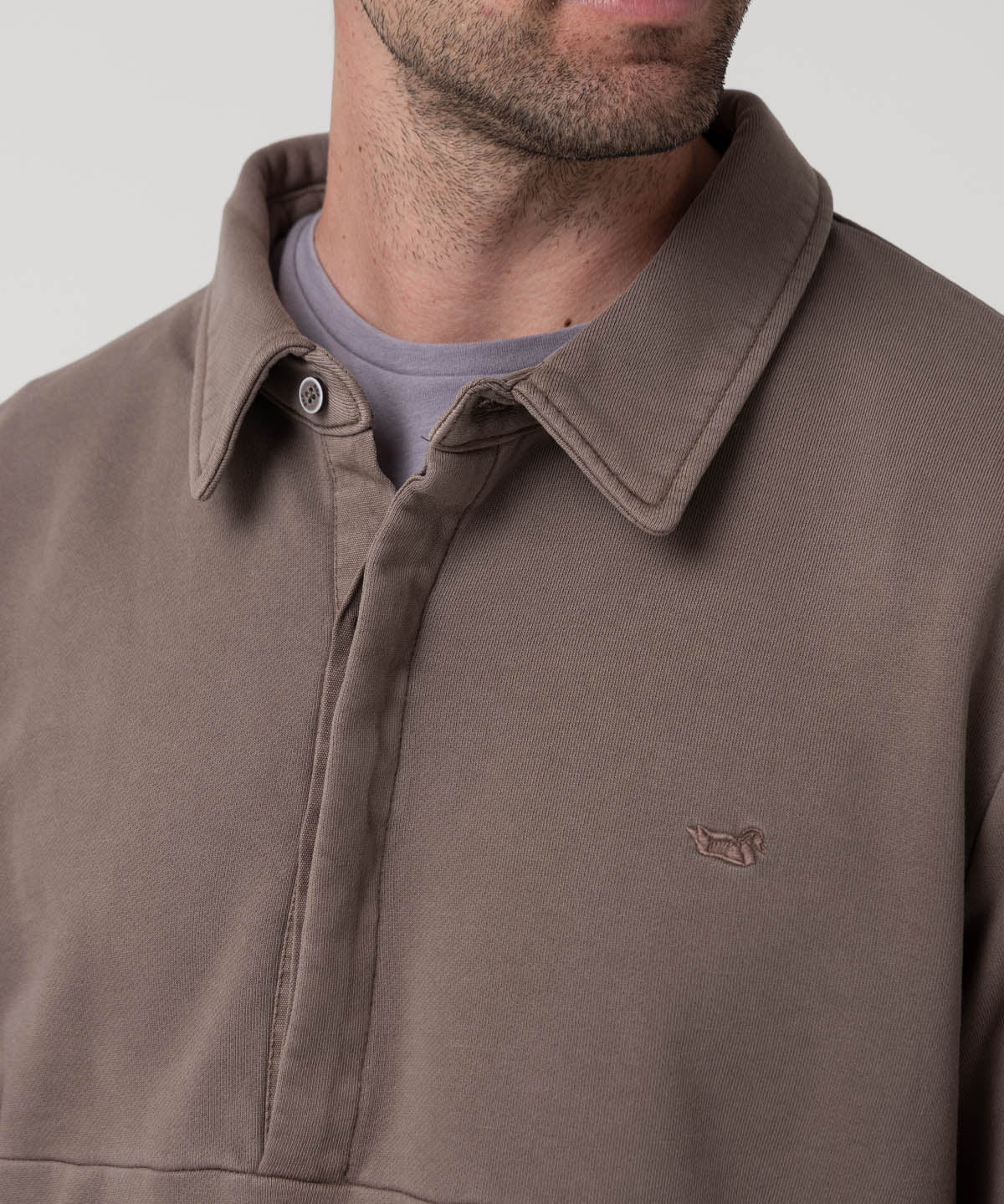 Polerón Algodón Orgánico Hombre Ceuta Gris Rockford