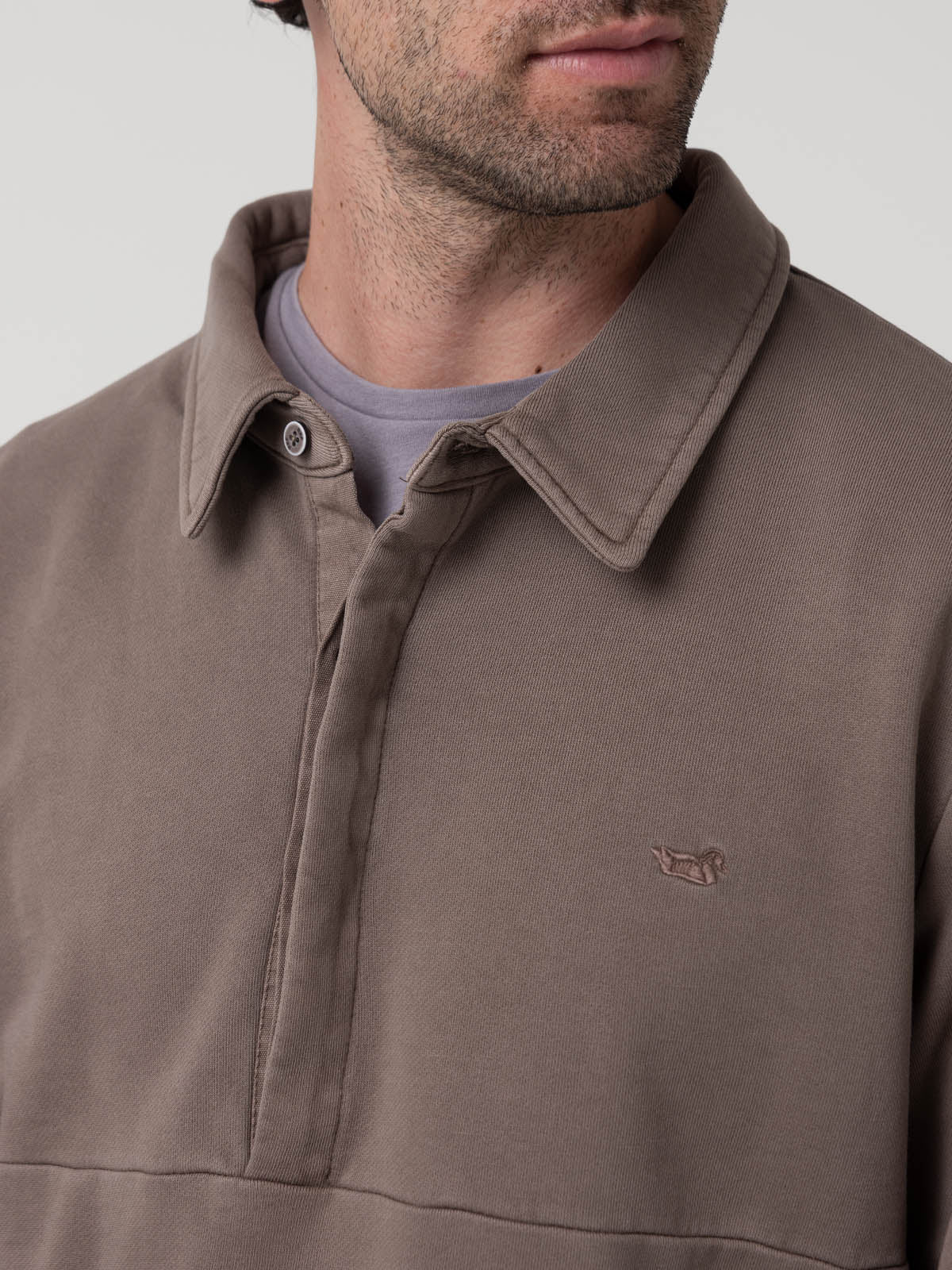 Polerón Algodón Orgánico Hombre Ceuta Gris Rockford