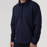 Polerón Algodón Orgánico Hombre Ceuta Azul Rockford