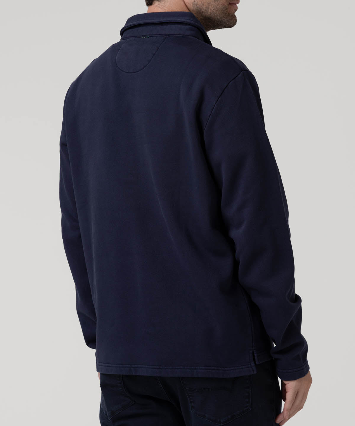 Polerón Algodón Orgánico Hombre Ceuta Azul Rockford