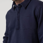 Polerón Algodón Orgánico Hombre Ceuta Azul Rockford