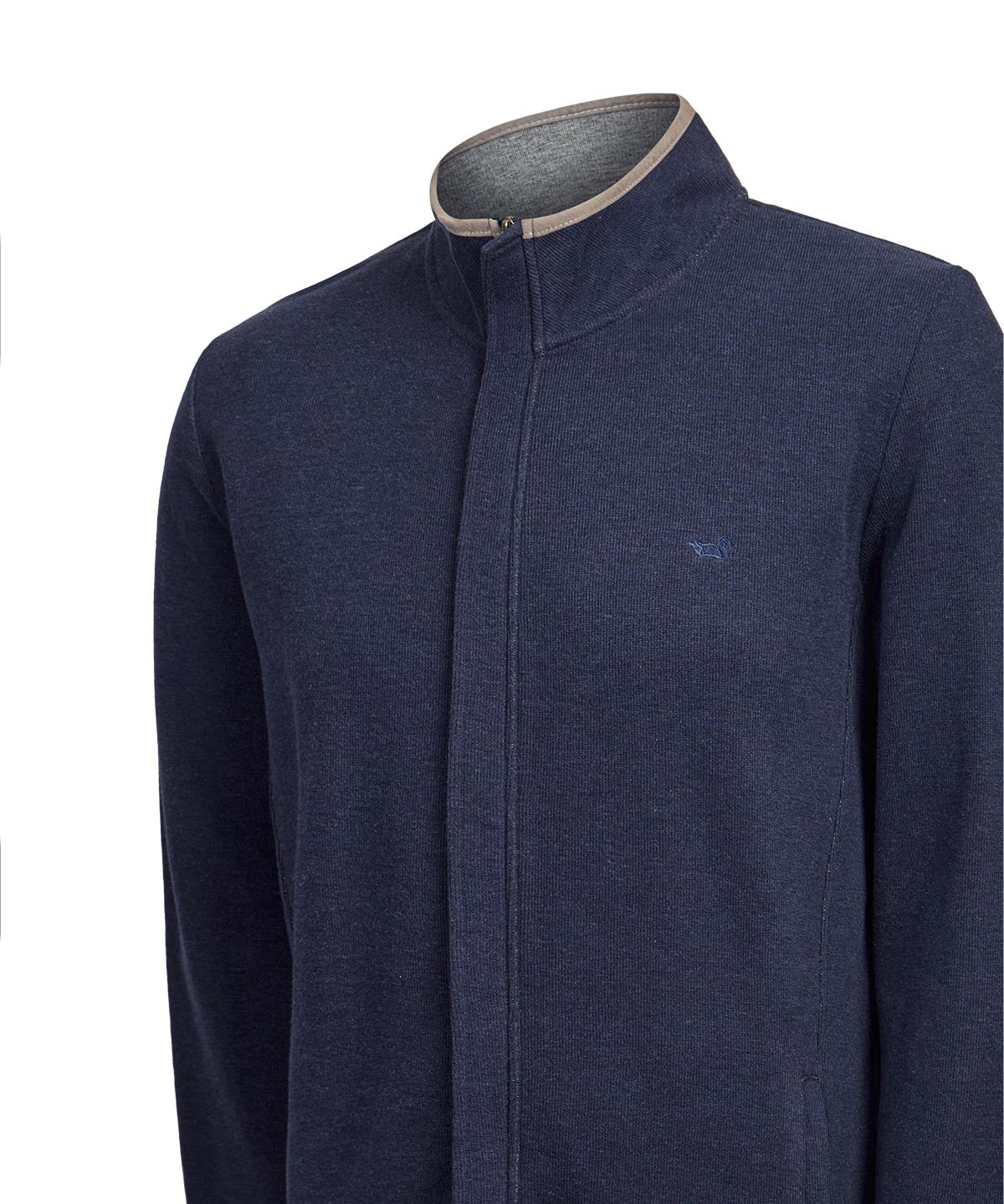 Polerón Algodón Orgánico Hombre Doble Gris Rockford