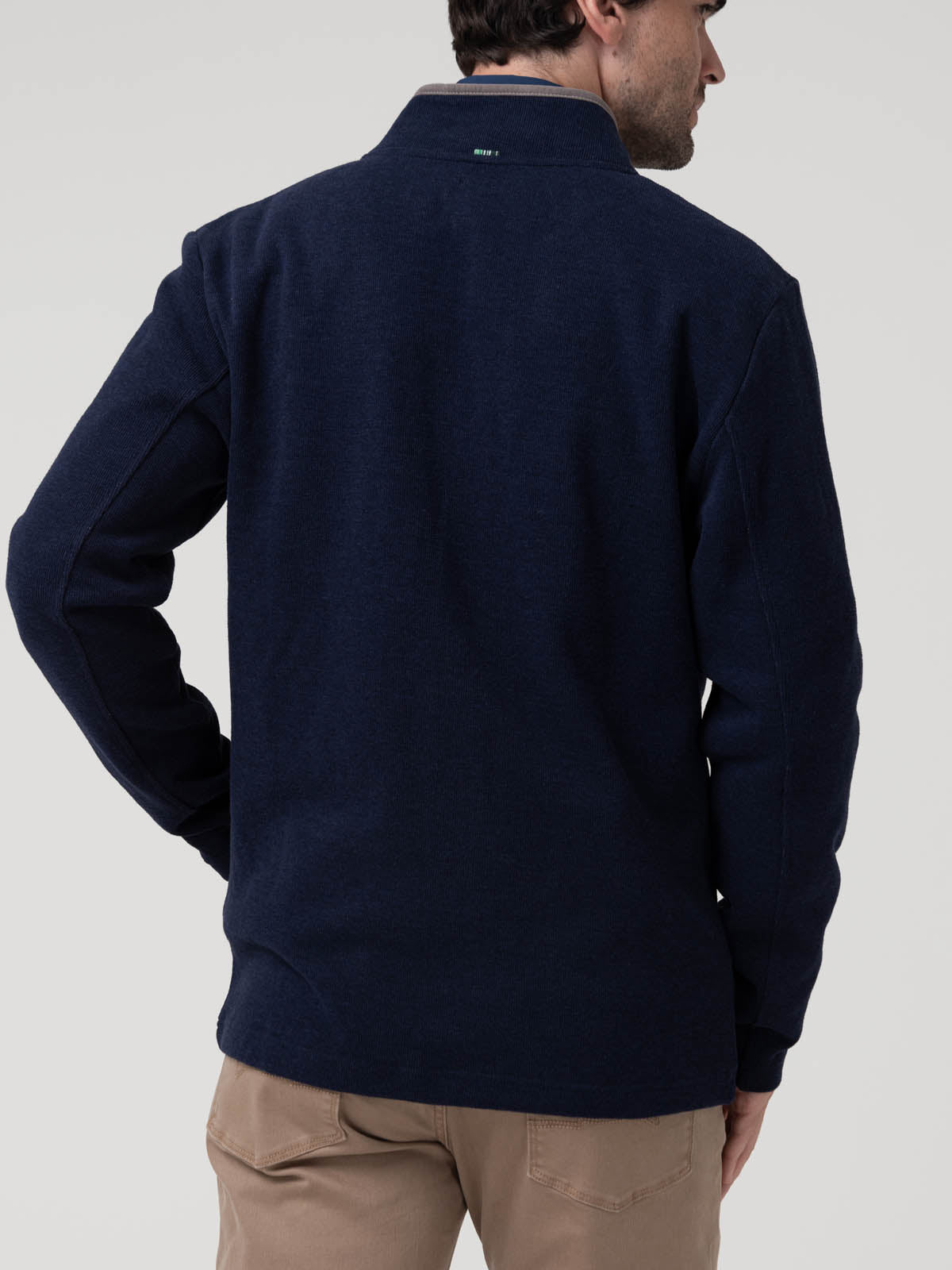 Polerón Algodón Orgánico Hombre Doble Gris Rockford