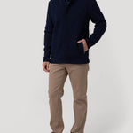 Polerón Algodón Orgánico Hombre Doble Gris Rockford