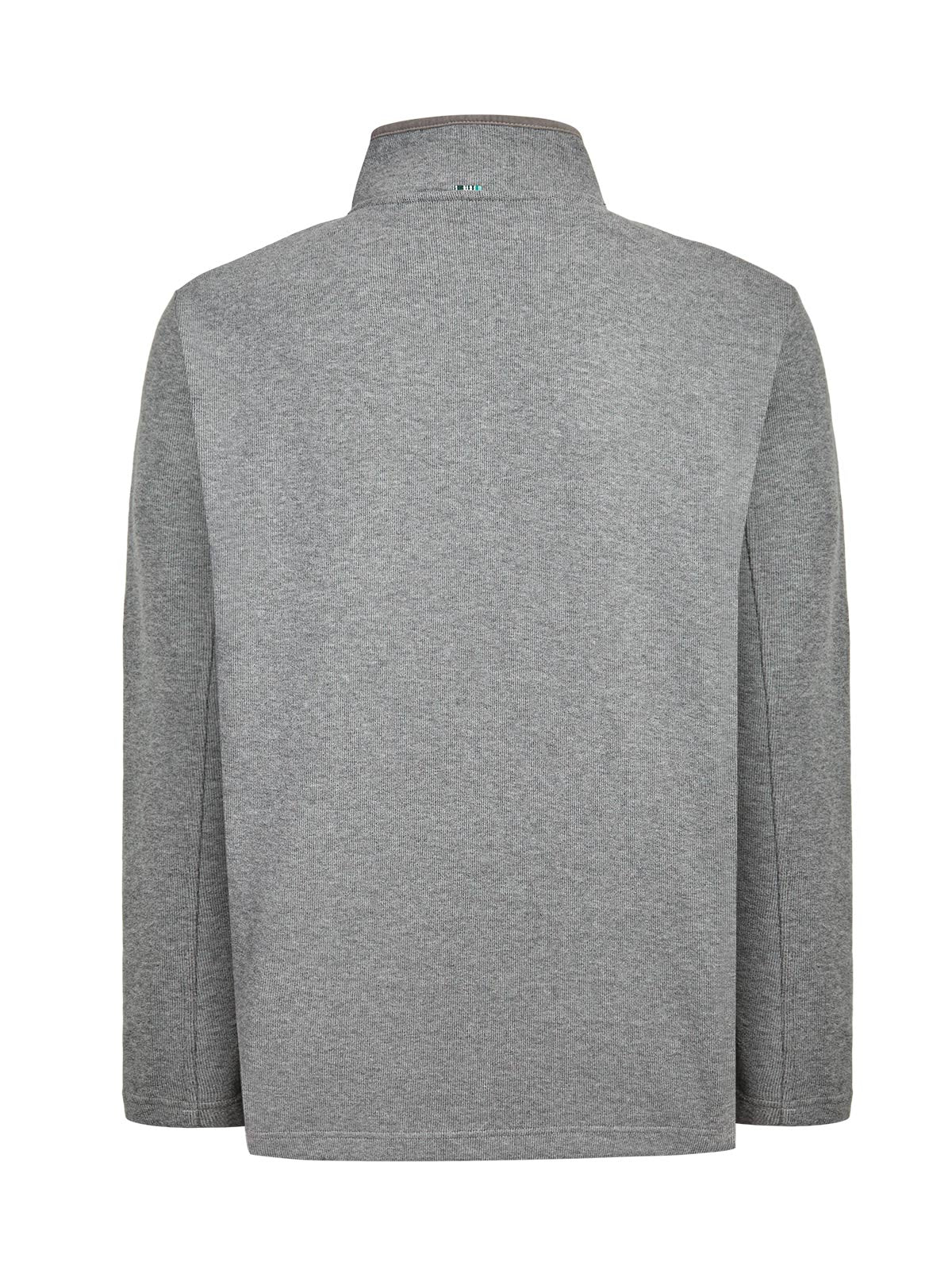 Polerón Algodón Orgánico Hombre Doble Gris Rockford