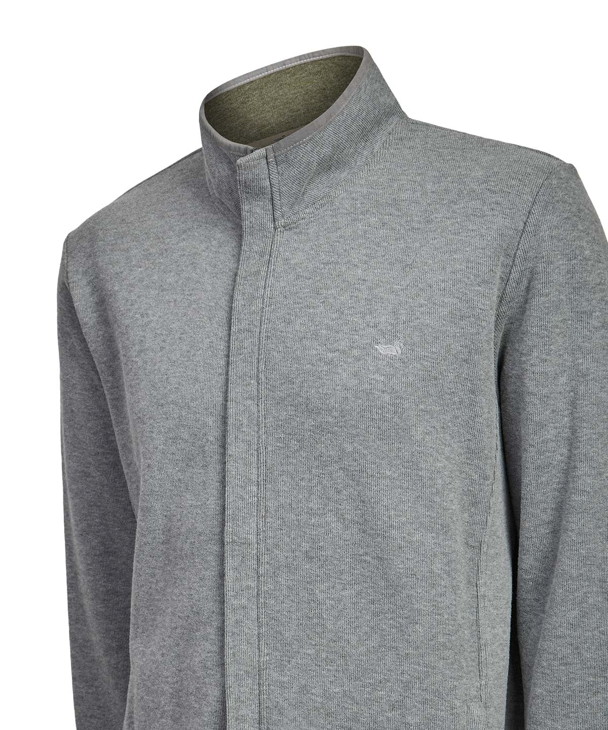 Polerón Algodón Orgánico Hombre Doble Gris Rockford