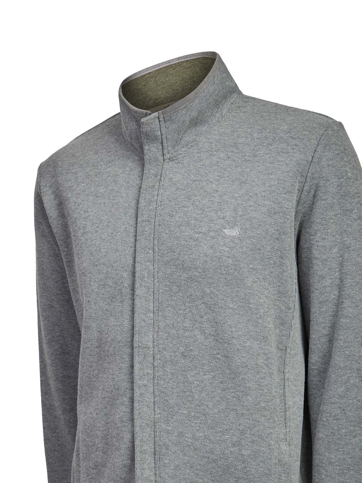 Polerón Algodón Orgánico Hombre Doble Gris Rockford