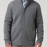 Polerón Algodón Orgánico Hombre Doble Gris Rockford