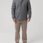 Polerón Algodón Orgánico Hombre Doble Gris Rockford