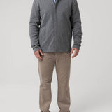 Polerón Algodón Orgánico Hombre Doble Gris Rockford