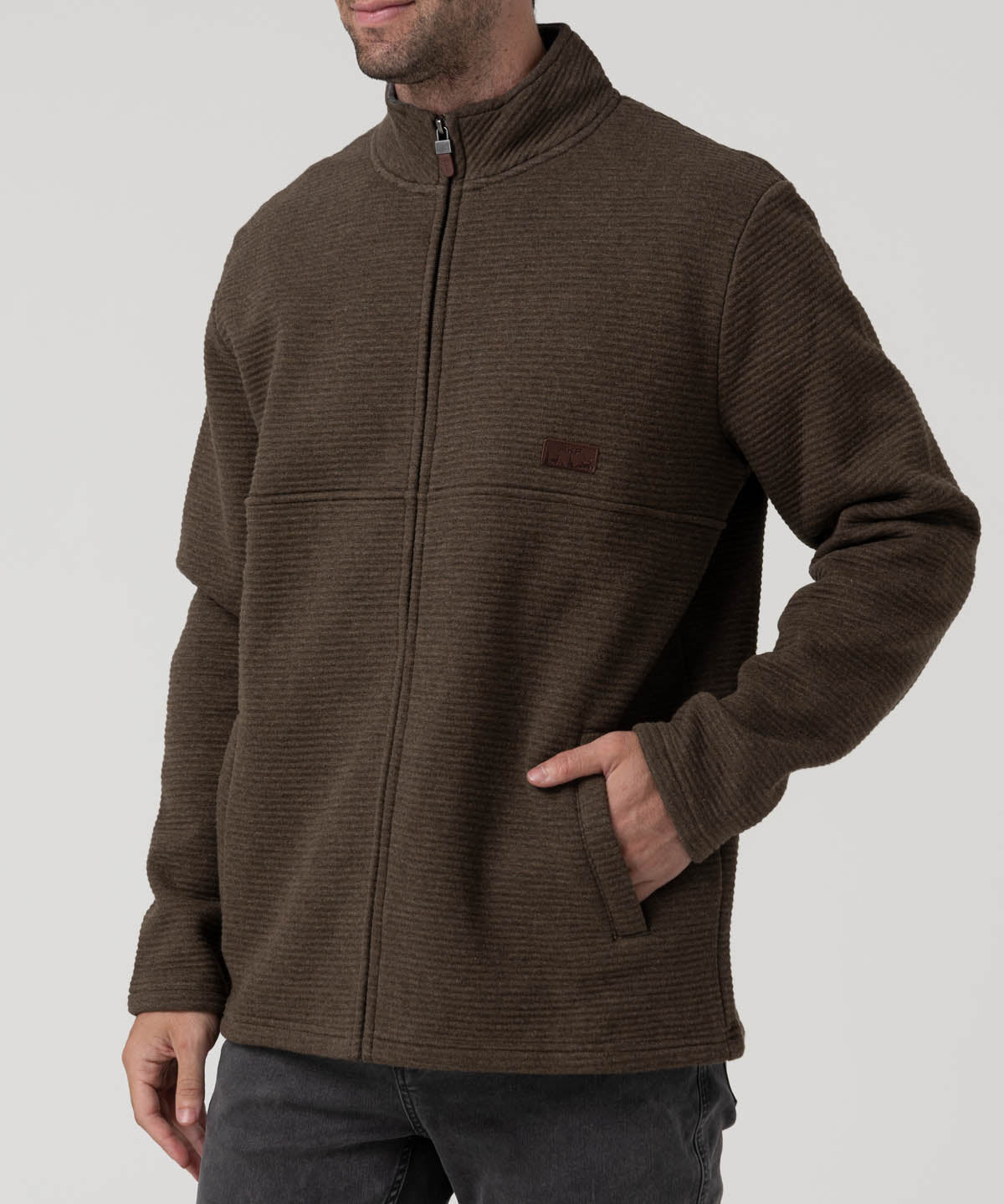 Polerón Algodón Orgánico Hombre Bolzano Gris Rockford