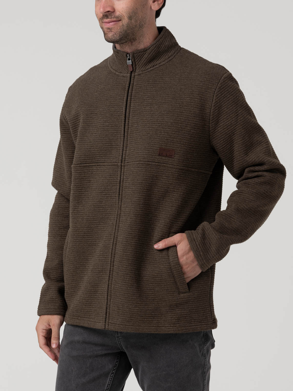 Polerón Algodón Orgánico Hombre Bolzano Gris Rockford