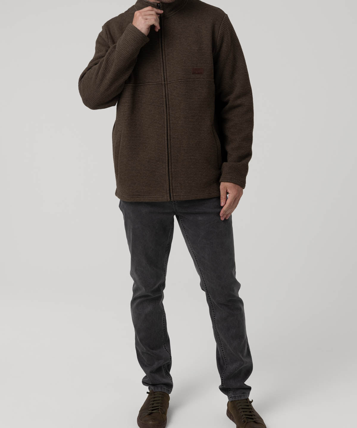 Polerón Algodón Orgánico Hombre Bolzano Gris Rockford