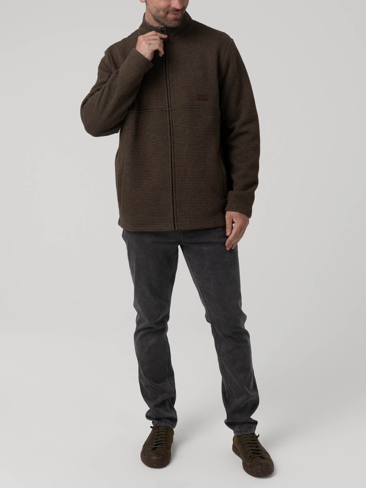 Polerón Algodón Orgánico Hombre Bolzano Gris Rockford