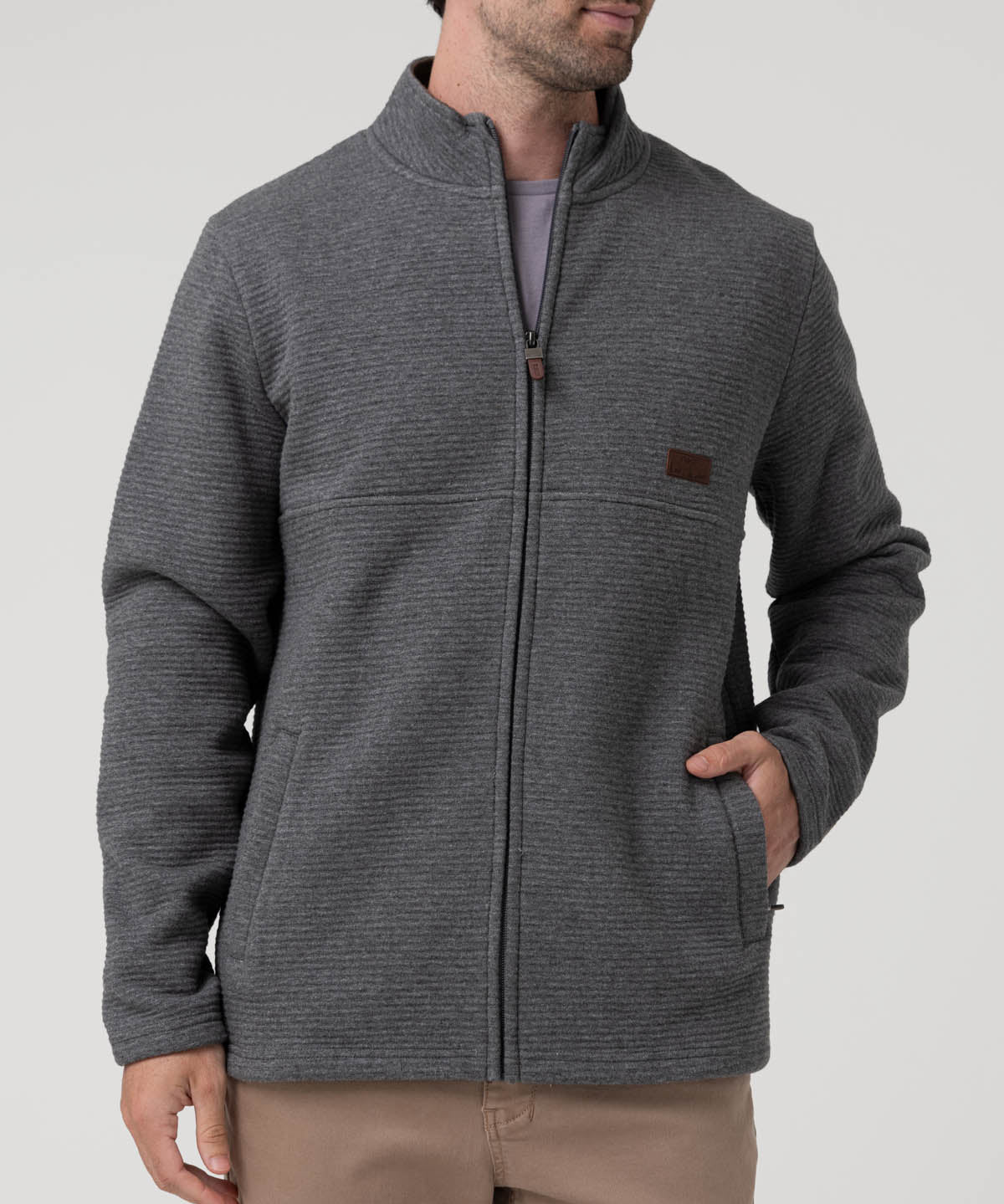 Polerón Algodón Orgánico Hombre Bolzano Gris Rockford