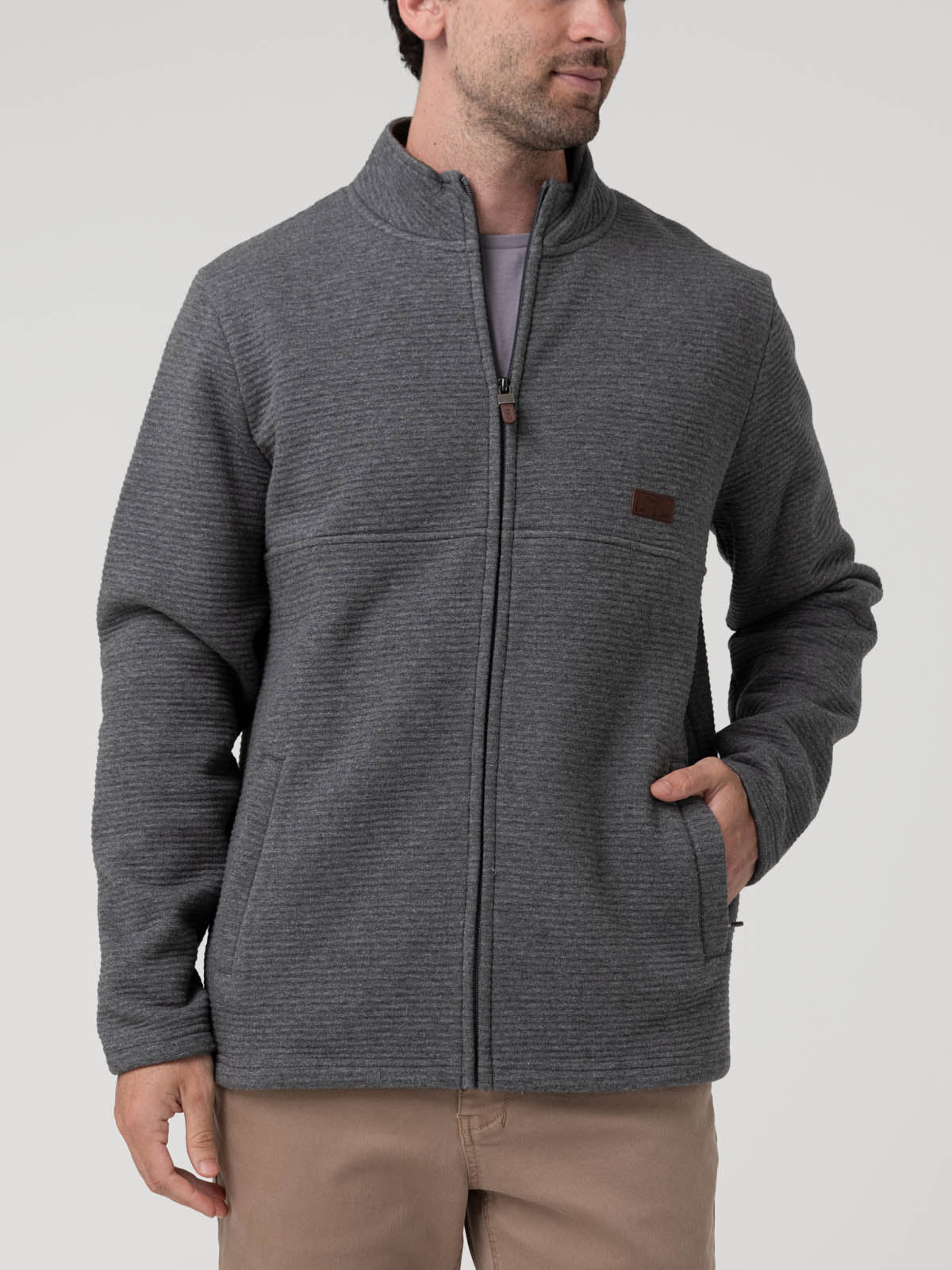 Polerón Algodón Orgánico Hombre Bolzano Gris Rockford