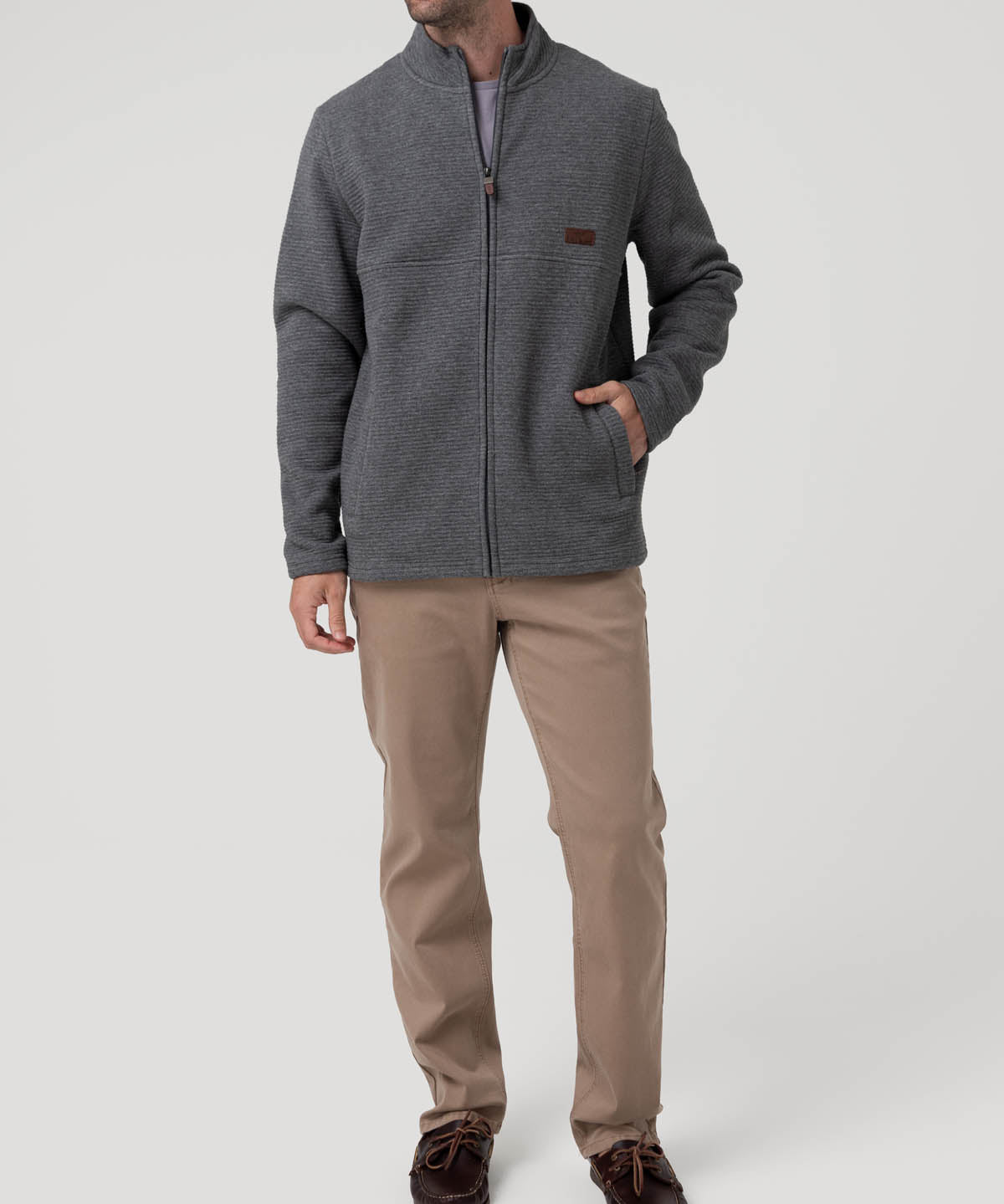 Polerón Algodón Orgánico Hombre Bolzano Gris Rockford